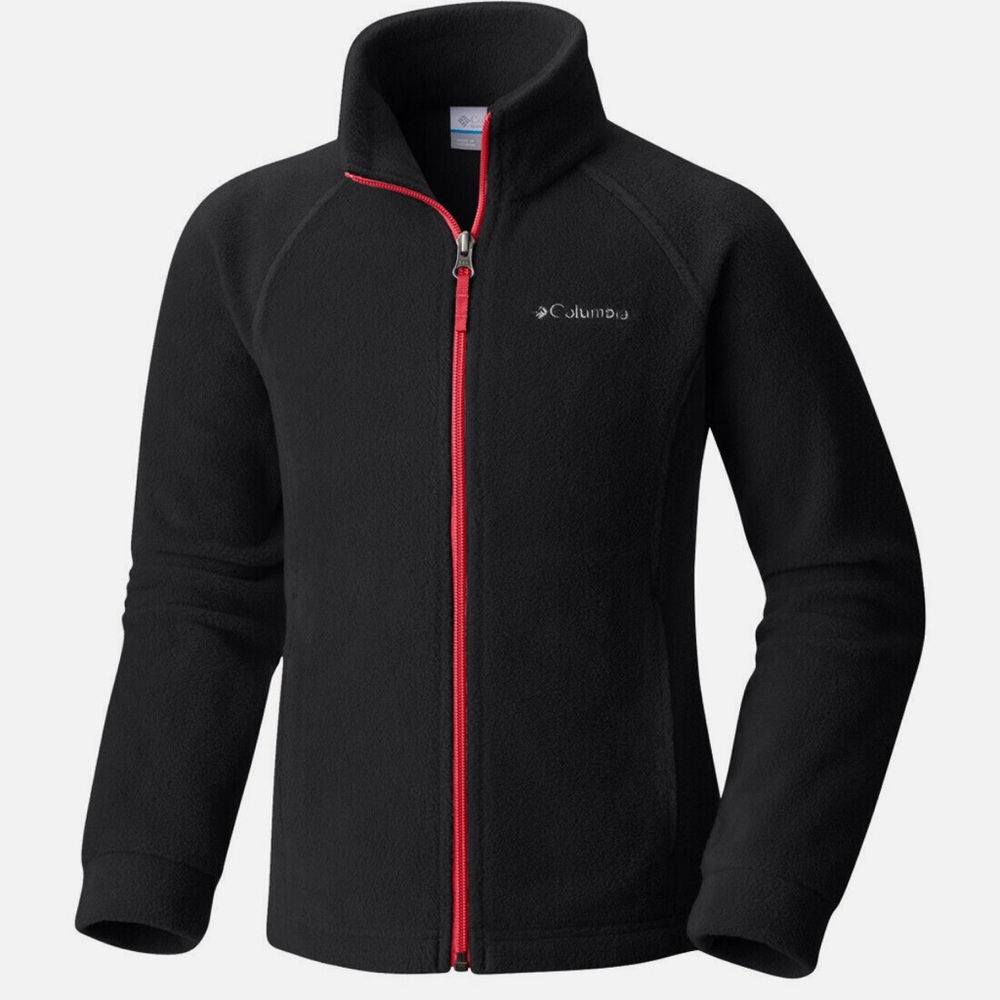 Columbia Women’s Black & Red Fleece Jacket Size XL